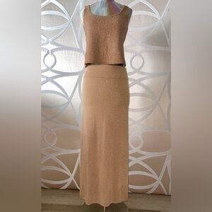 Philosophy cashmere camel tan Maxi Skirt